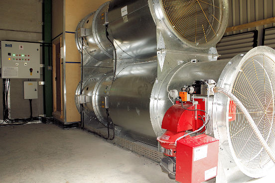 Crop drying gas heaters